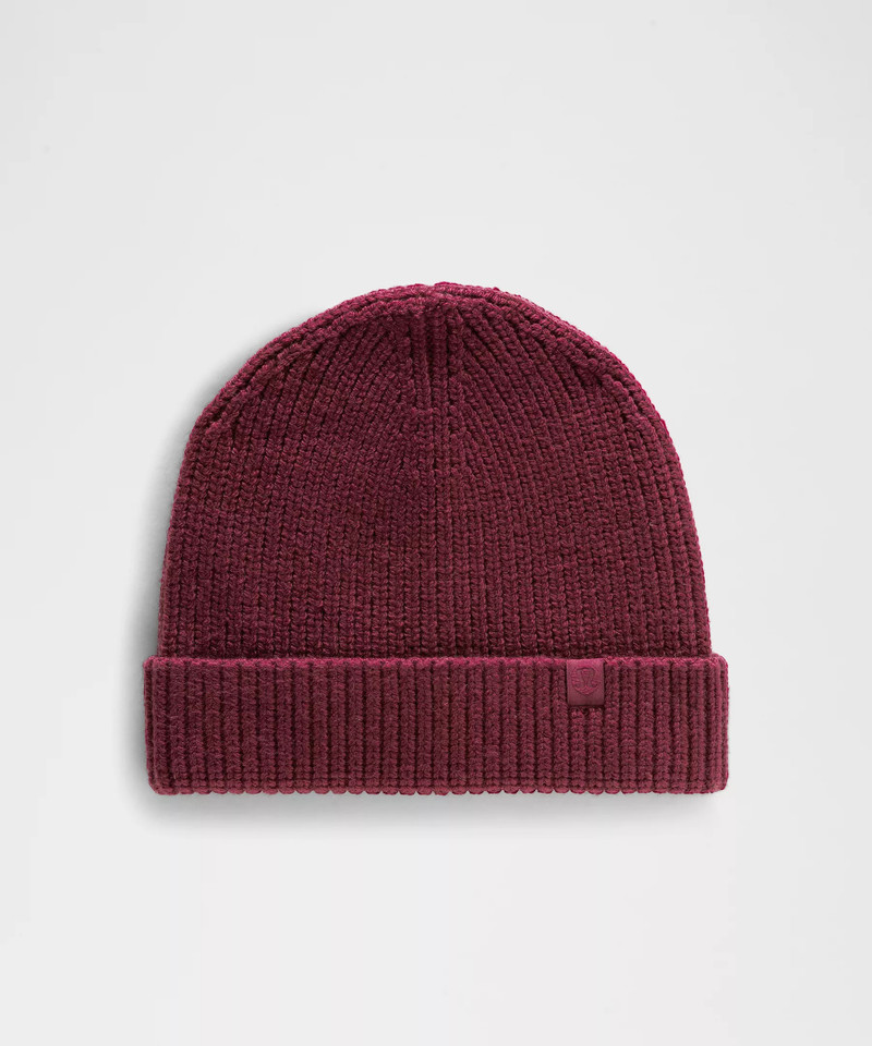 Close-Fit Wool-Blend Ribbed Knit Beanie 1