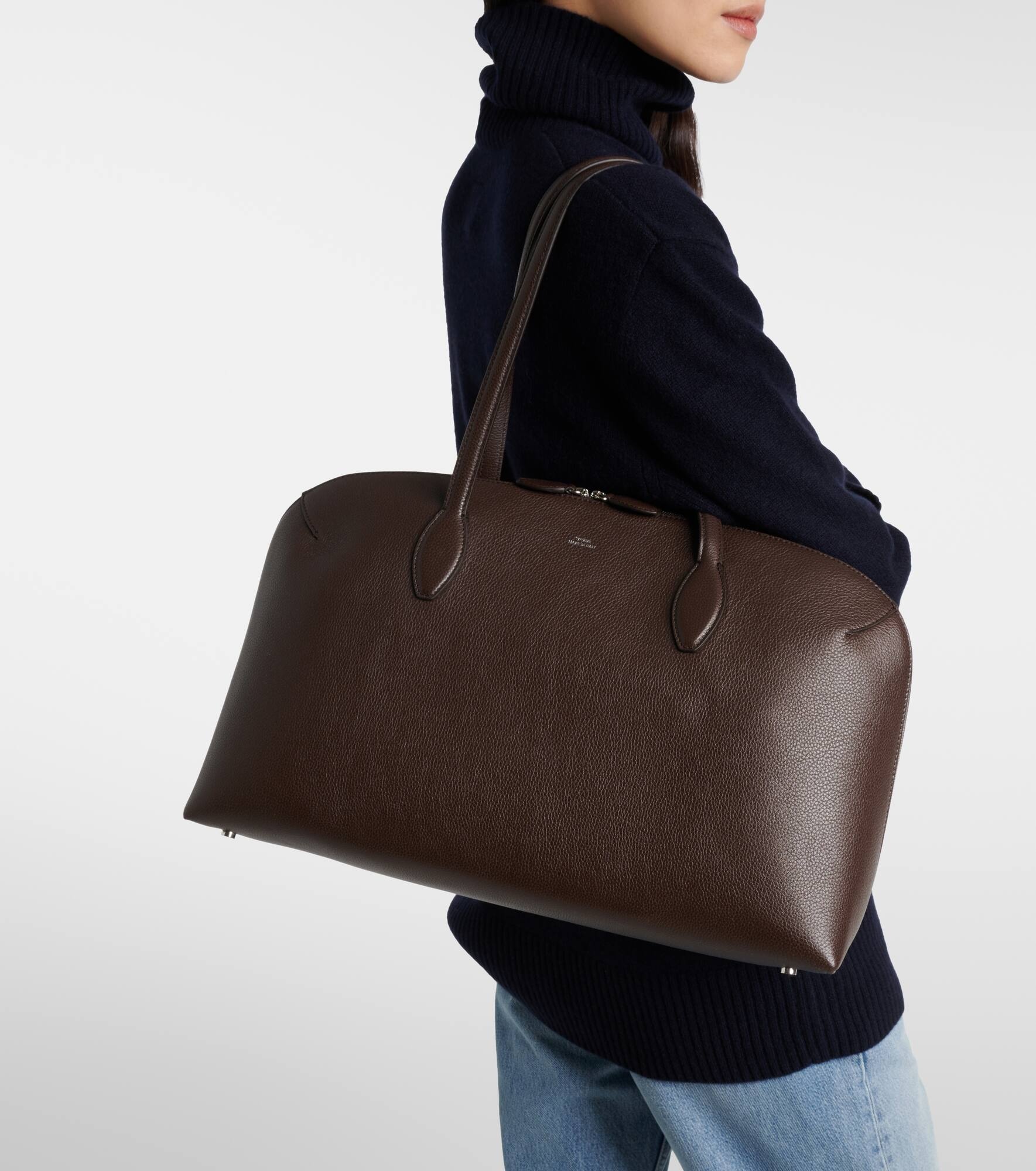 Leather tote bag - 7