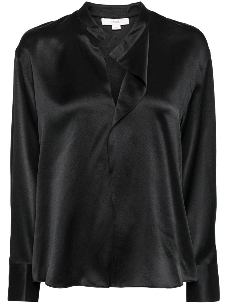 draped silk blouse 1