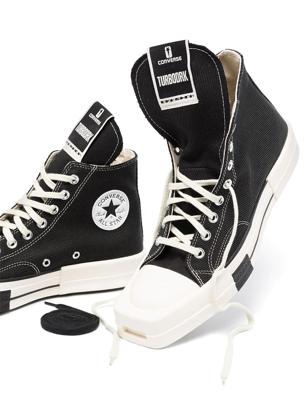 x Converse TURBODRK square-toe high-top sneakers - 2
