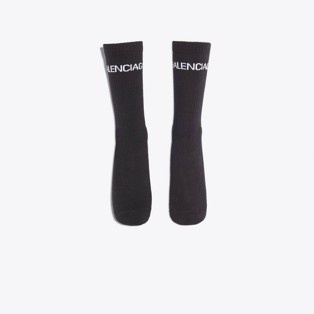 Women's Balenciaga Socks in Black/white - 3