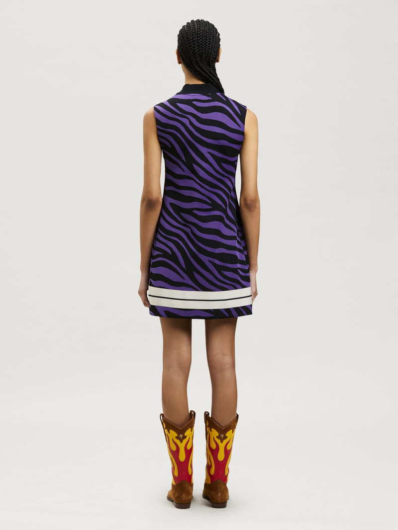 JACQUARD ZEBRA 트랙 DRESS 5