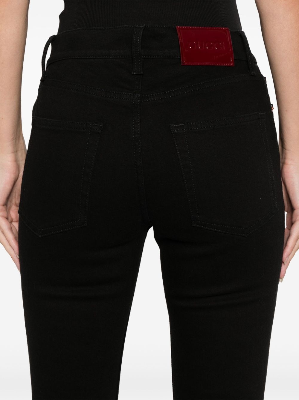 logo-patch jeans - 5