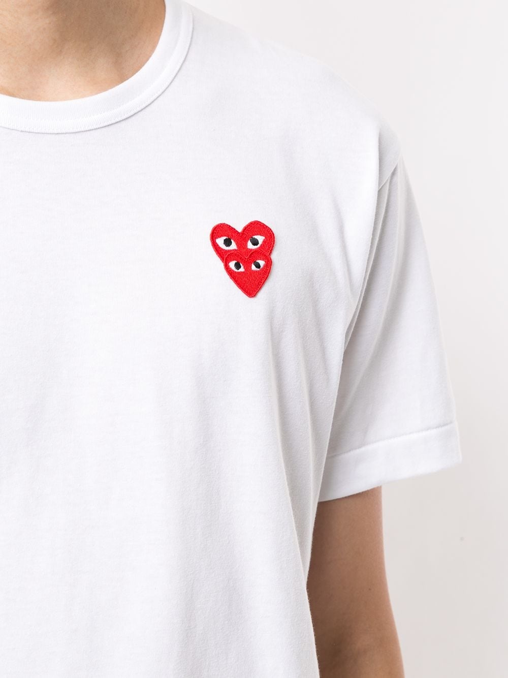 embroidered logo T-shirt - 5