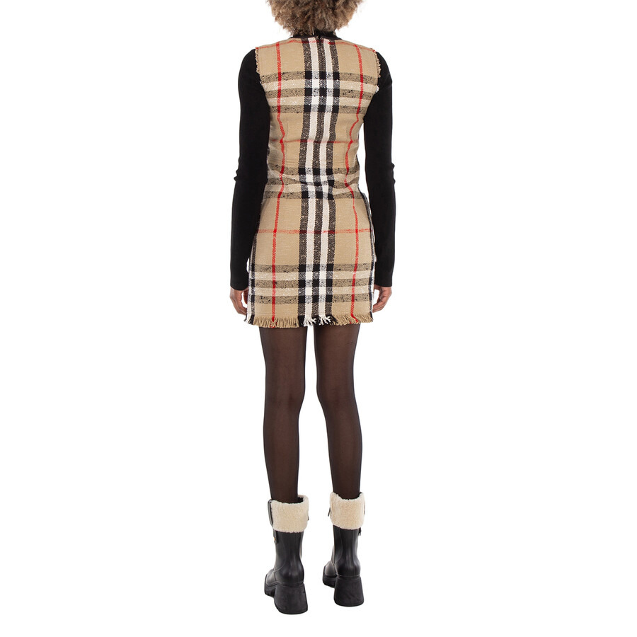 Burberry Maci Mini Check Print Dress - 6