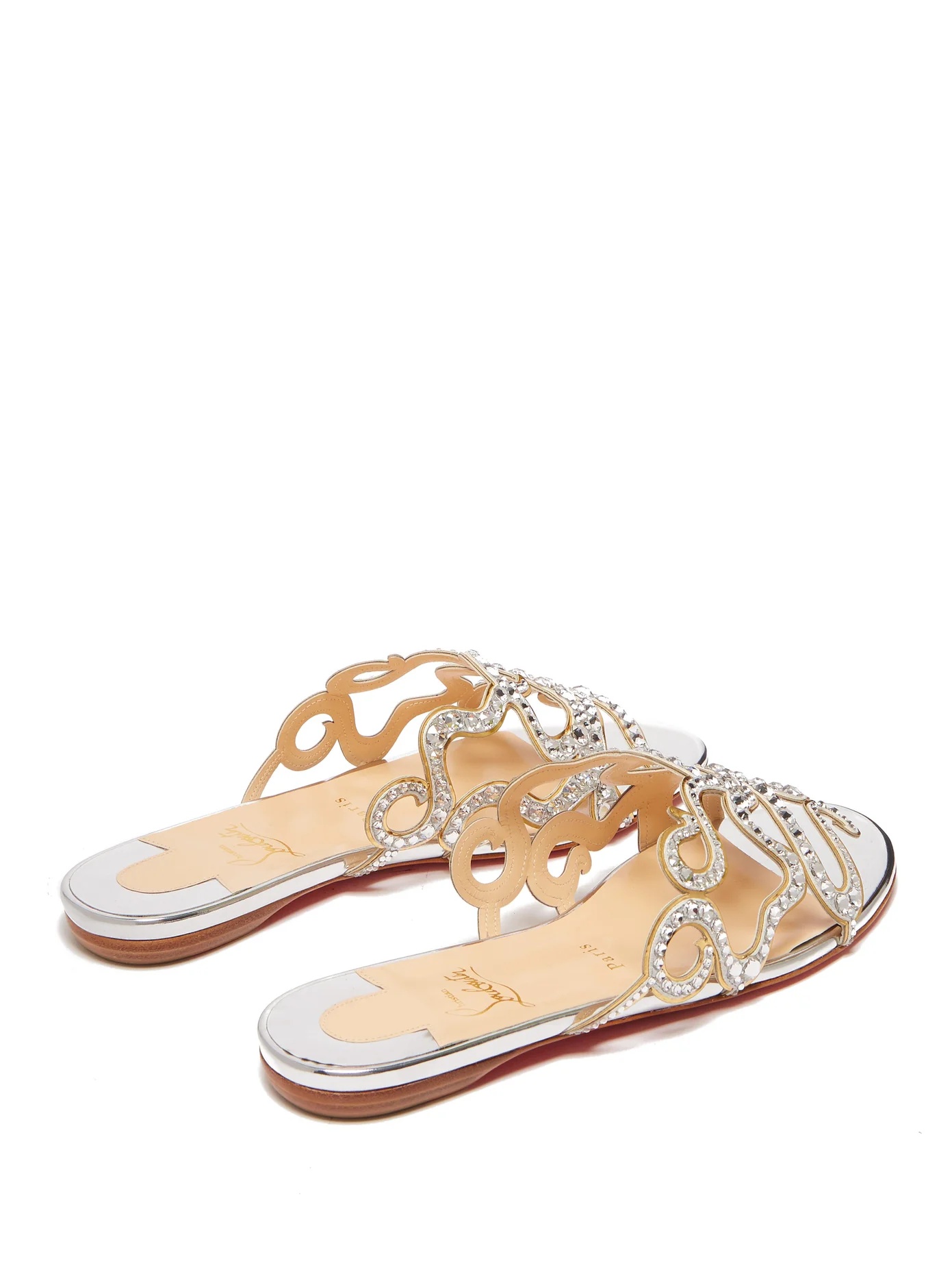 Octostrass crystal-embellished slides - 4