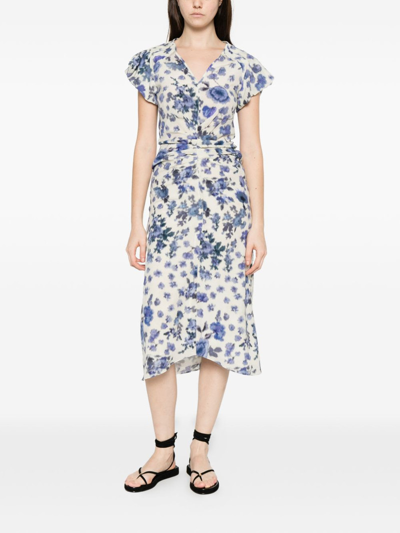 Isabel Marant Terenae printed midi dress outlook