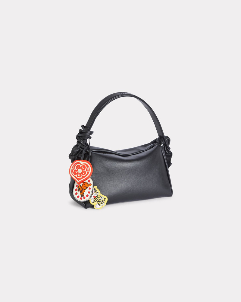 'KENZO Boke Heart' charm in leather 4
