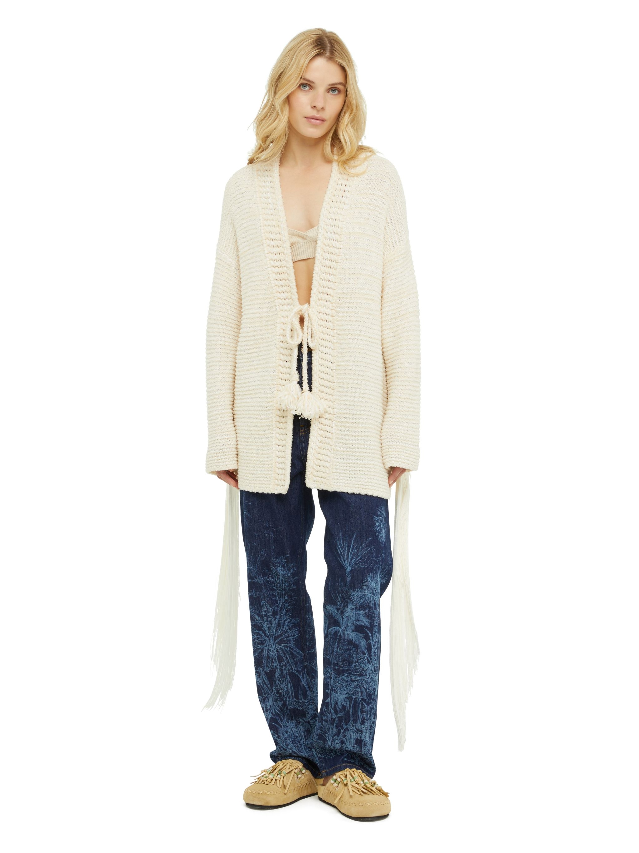 Bright Hues Fringed Cardigan - 4