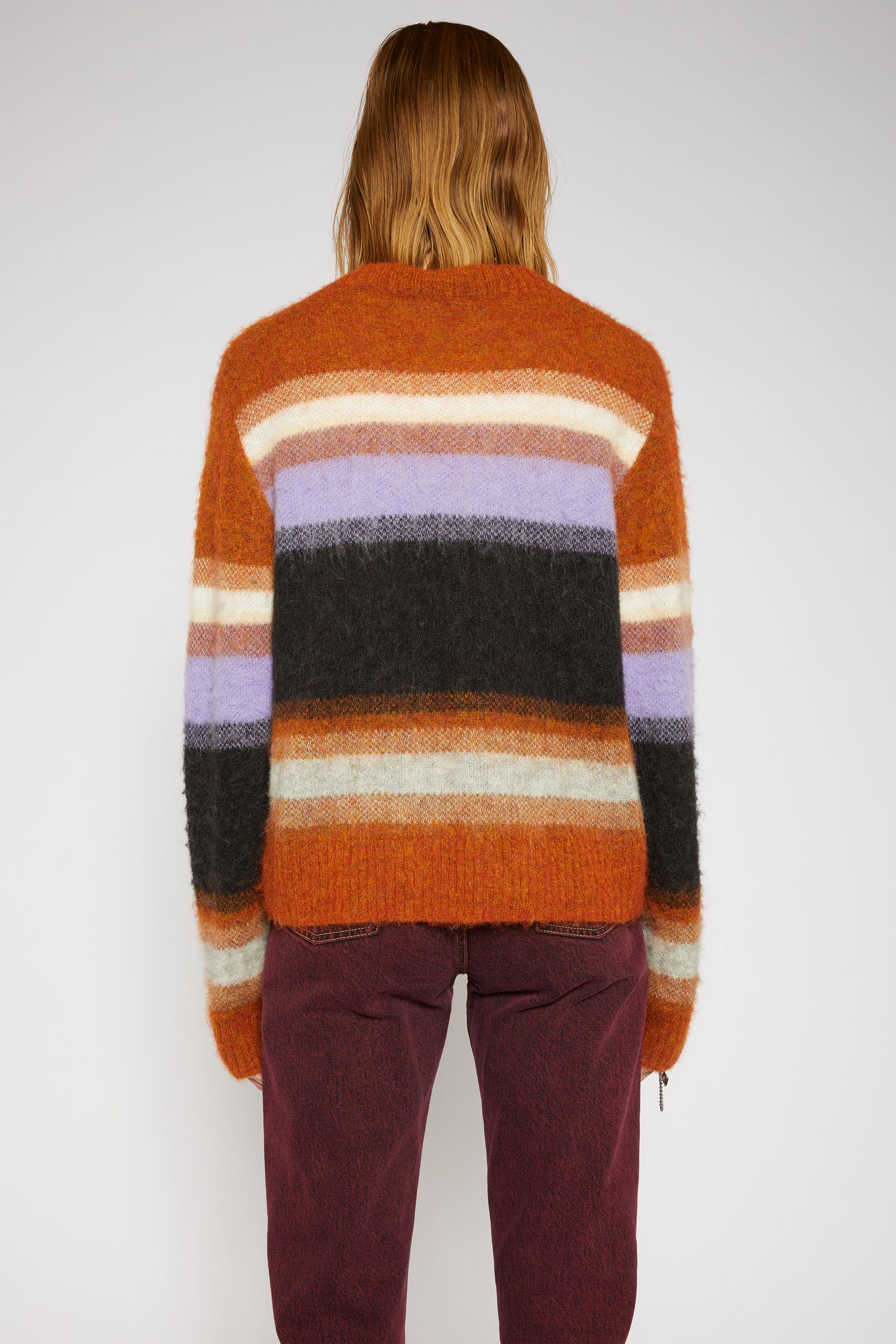 Striped sweater pumpkin orange/multi - 4