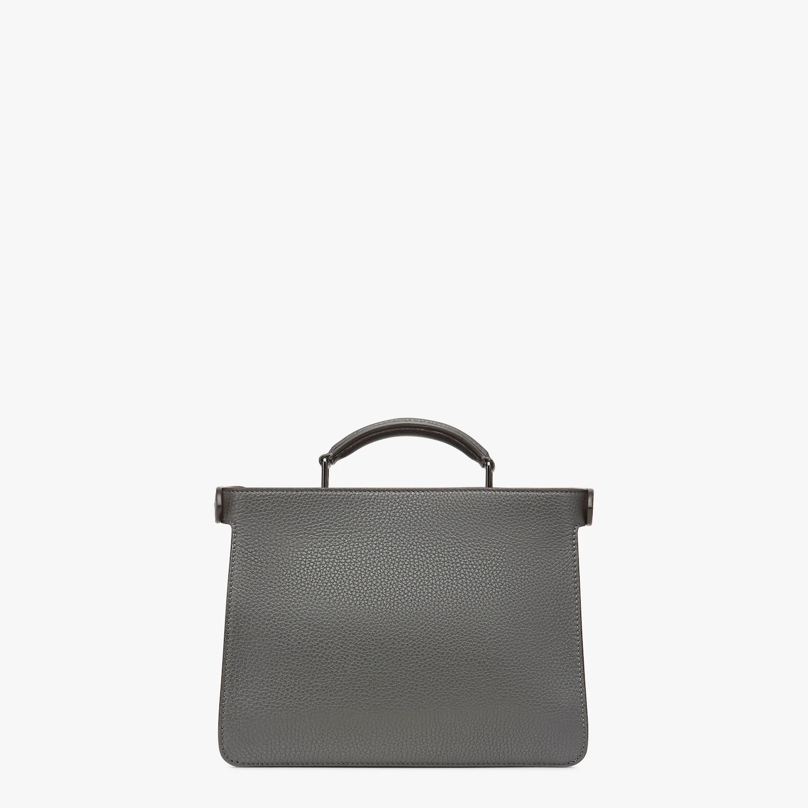 Gray leather bag - 4