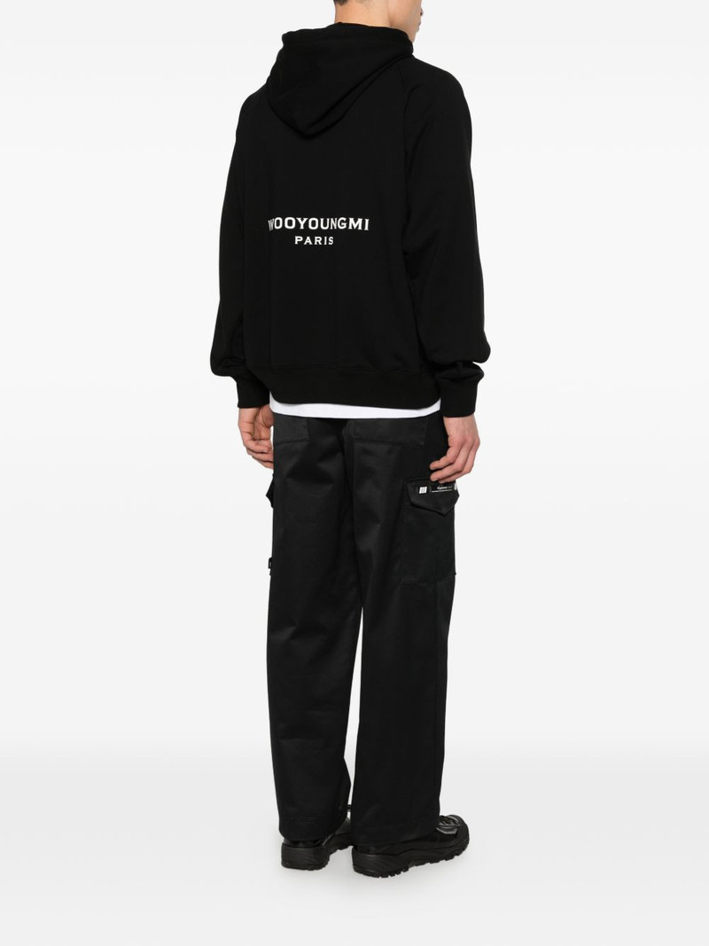 Wooyoungmi logo patch hoodie outlook