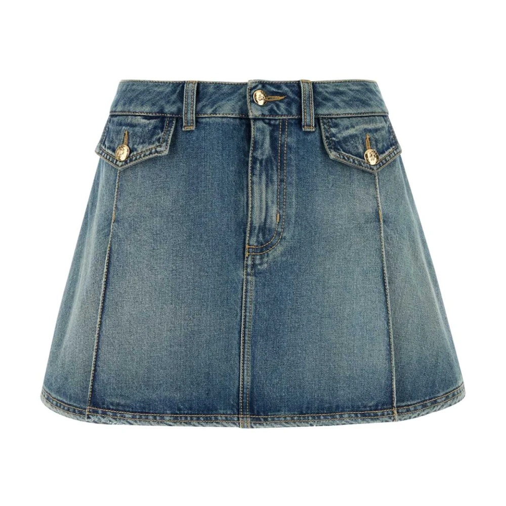 スカート ALEXANDER MCQUEEN Denim Mini Skirt Alexander McQueen STYLISH DENIM MINI SKIRT | miinto | REVERSIBLE