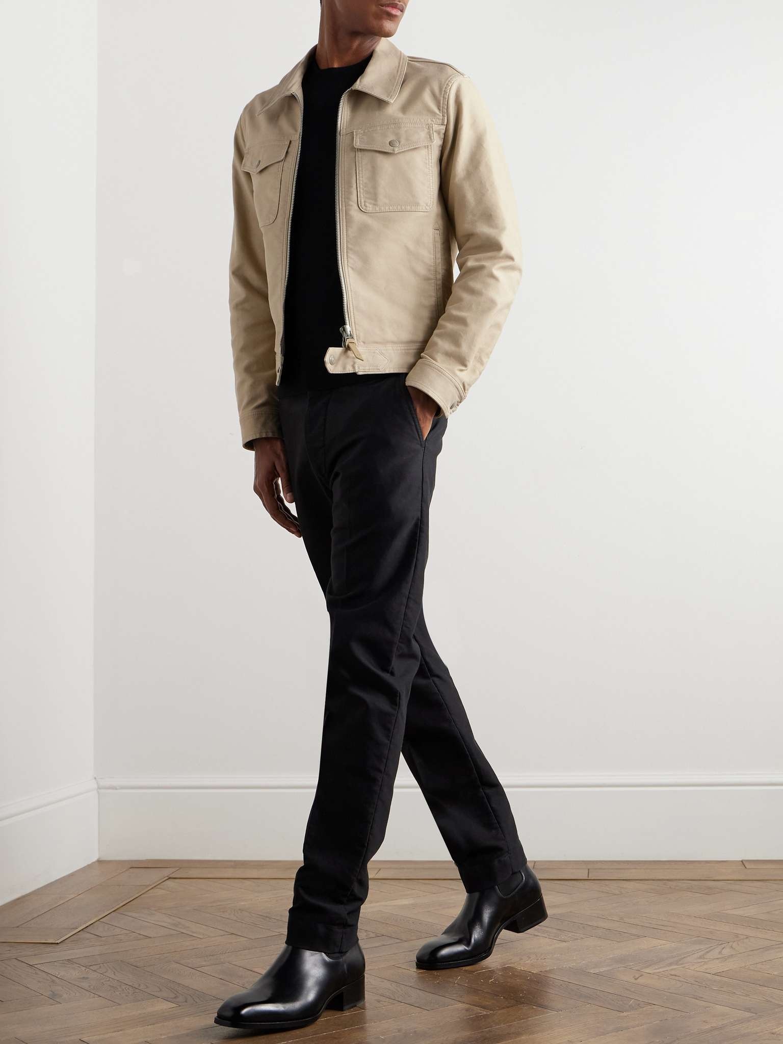 Slim-Fit Cotton-Twill Jacket - 2
