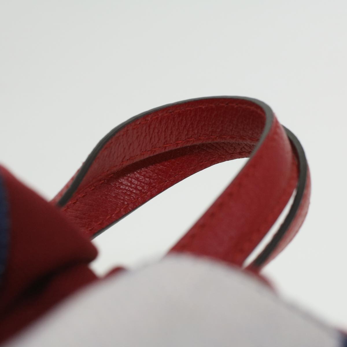 GUCCI Web Sherry Line Backpack Canvas Tricolor Red Blue Green - 7