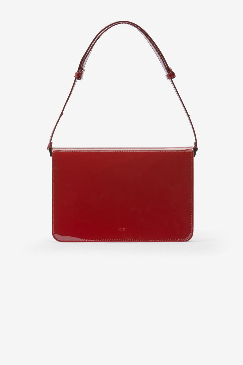 N°21 EDITH PATENT-LEATHER SHOULDER BAG outlook