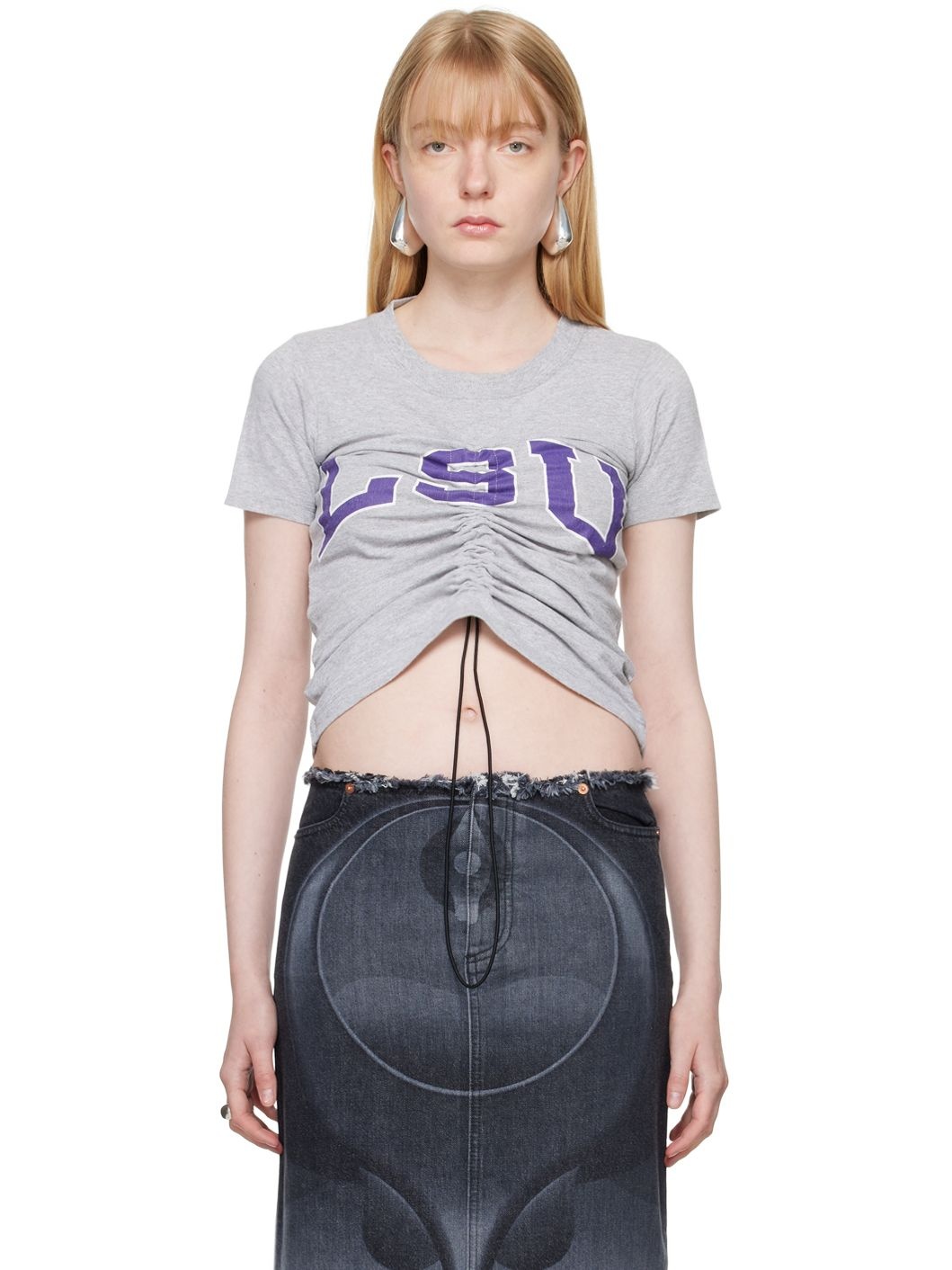 Gray Cinch T-Shirt - 1