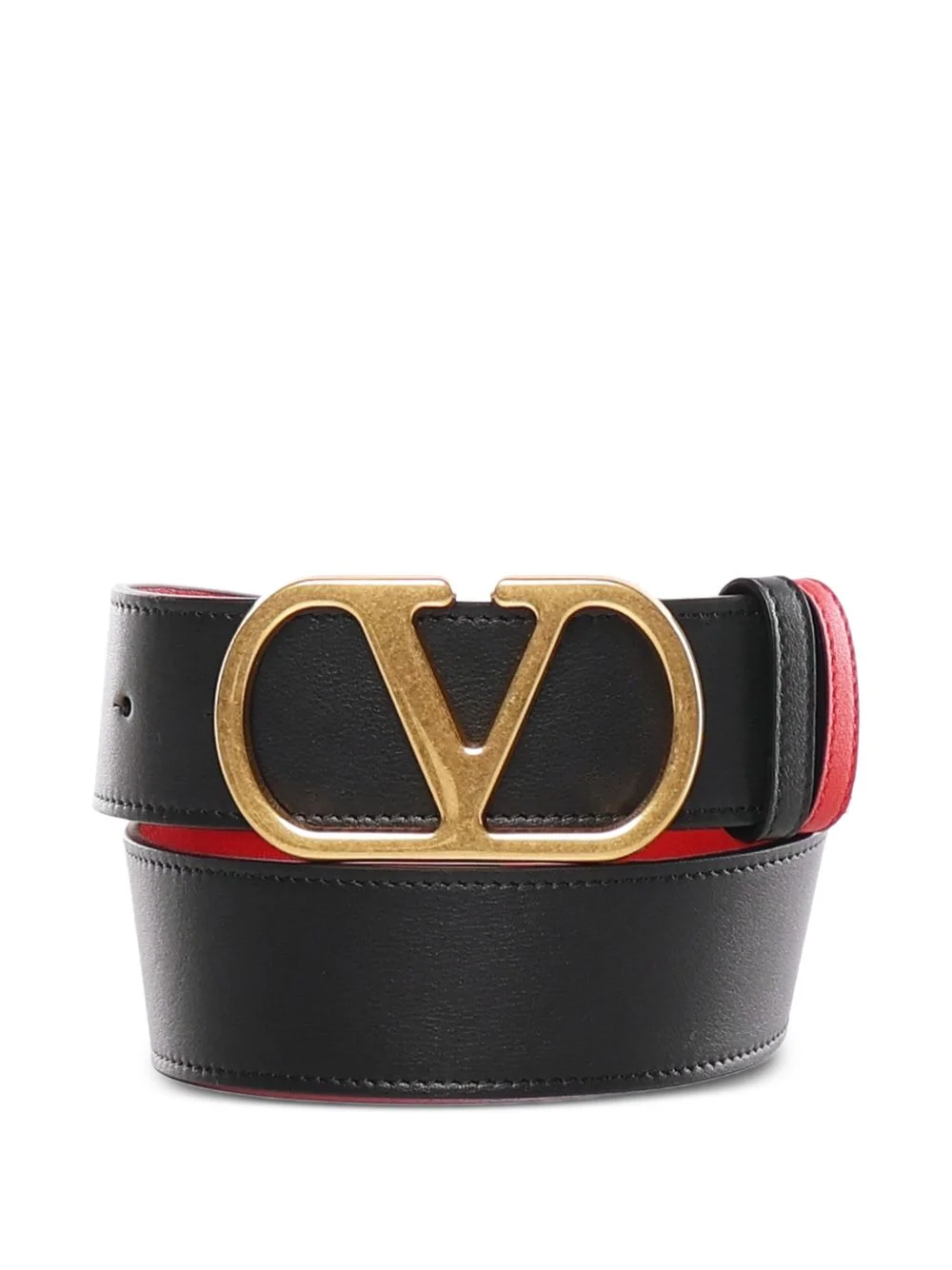 logo buckle belt - 1
