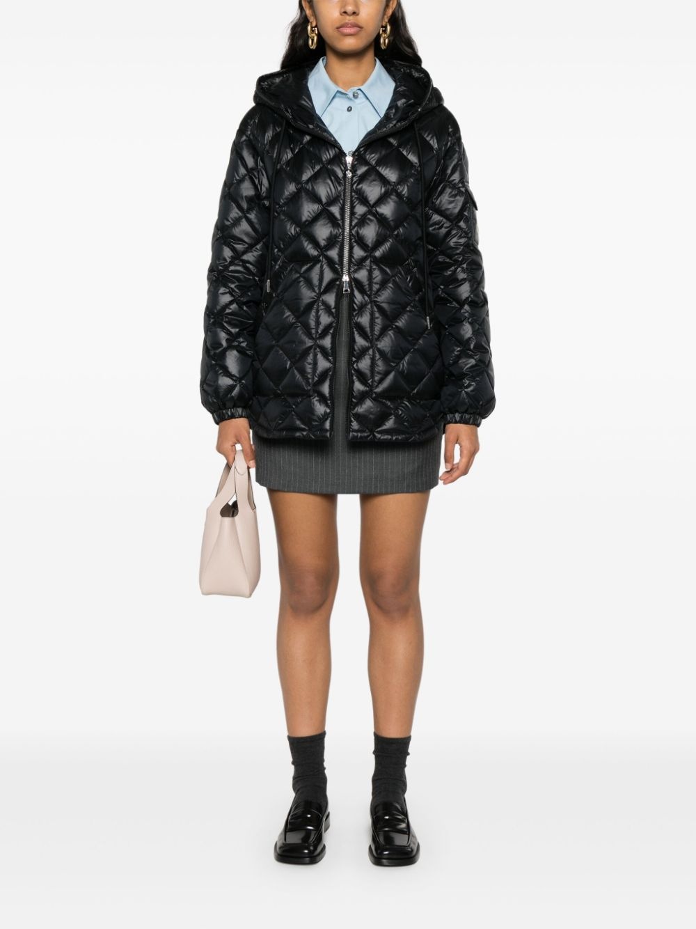 hooded puffer jacket - 2