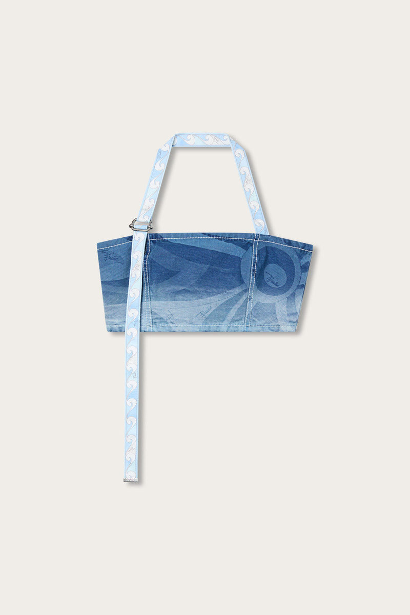 MARMO PRINT DENIM TOP 1