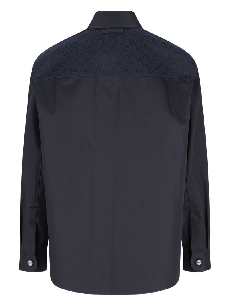 GUCCI GG-motif long-sleeve shirt outlook