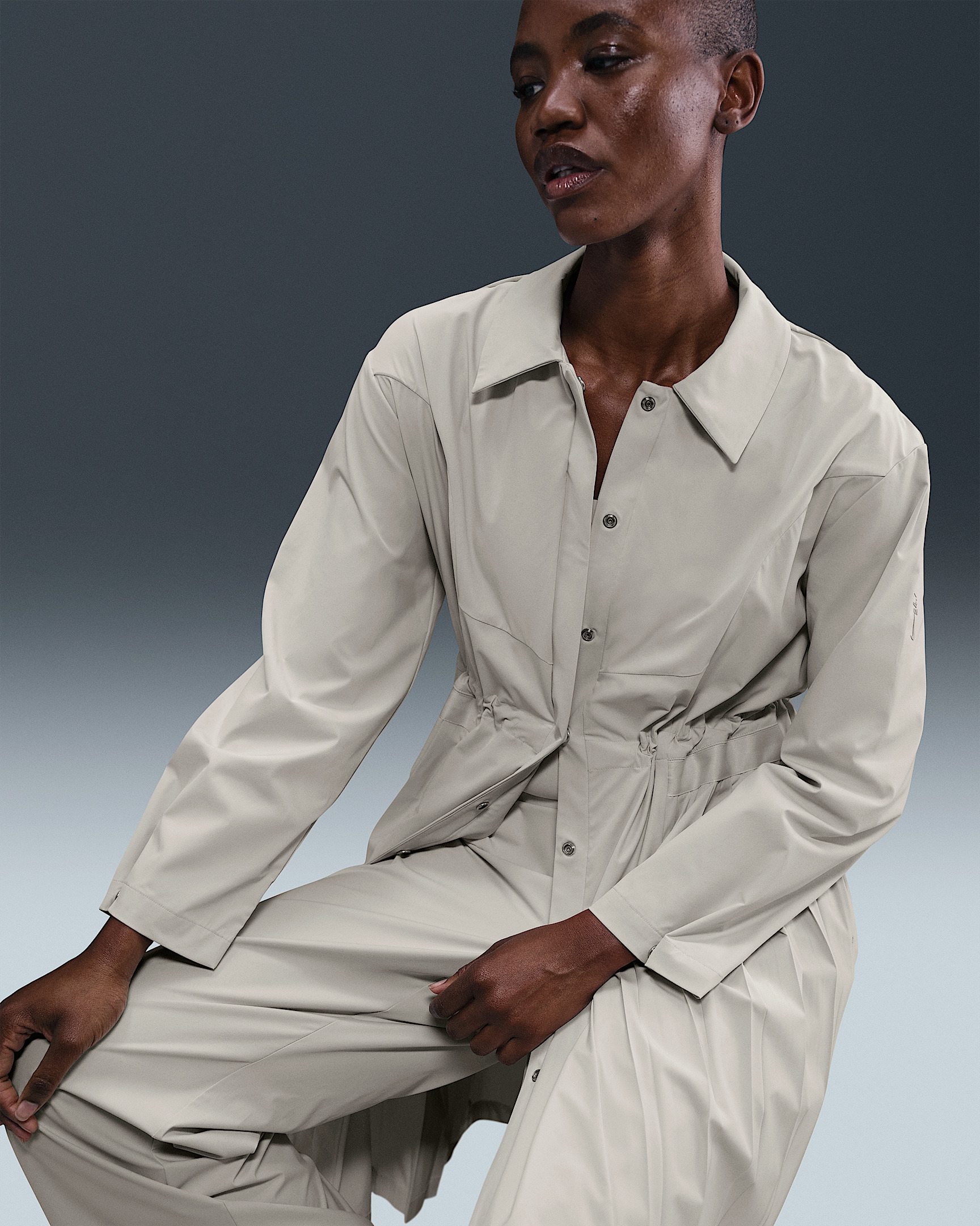 Nike 24.7 PerfectStretch Women's Dri-FIT Oversized Trench Coat - 5
