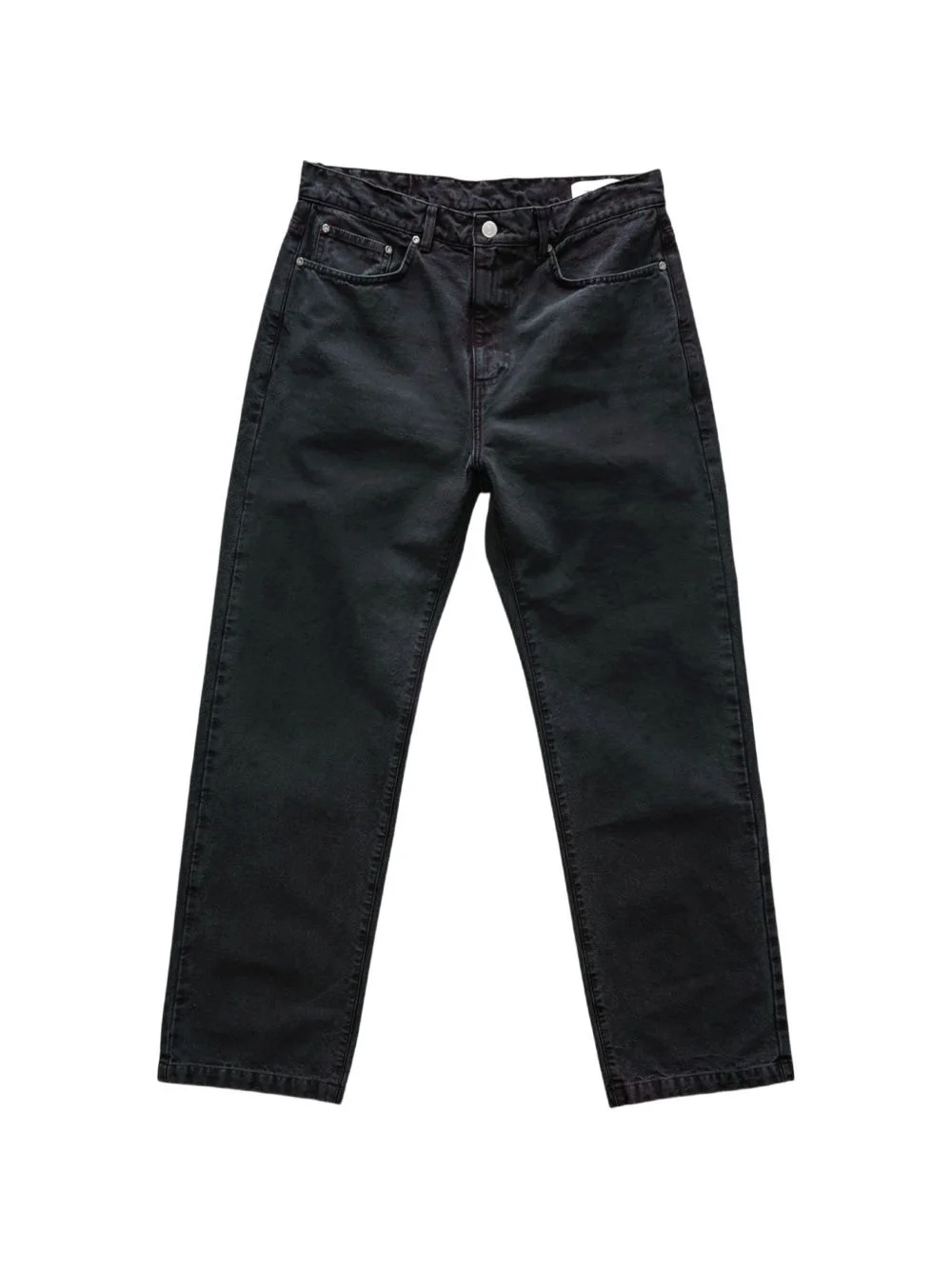washed-canvas jeans - 1