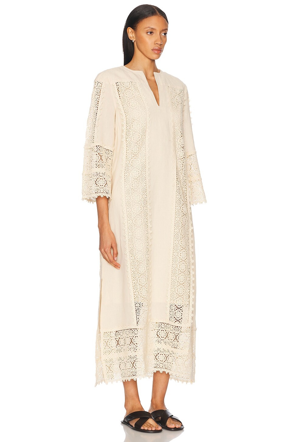 Delane Embroidered Midi Dress - 2