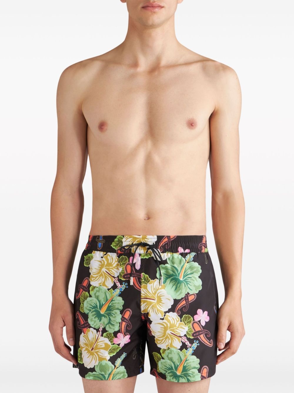 floral-print swim shorts - 3