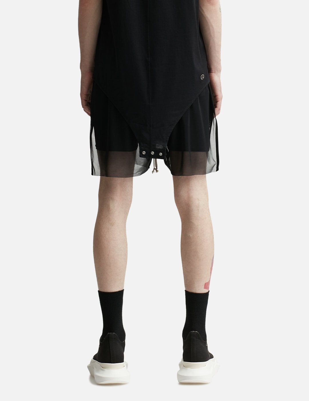 Rick Owens RICK OWENS X CHAMPION MESH DOLPHIN BOXERS | REVERSIBLE