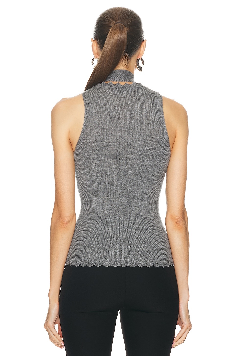 Rib Knit Tank Top - 4