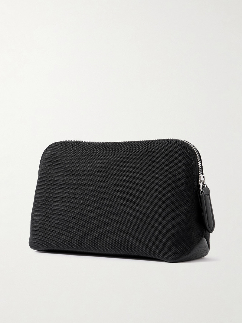 Smythson Norton Leather-trimmed Canvas Pouch outlook