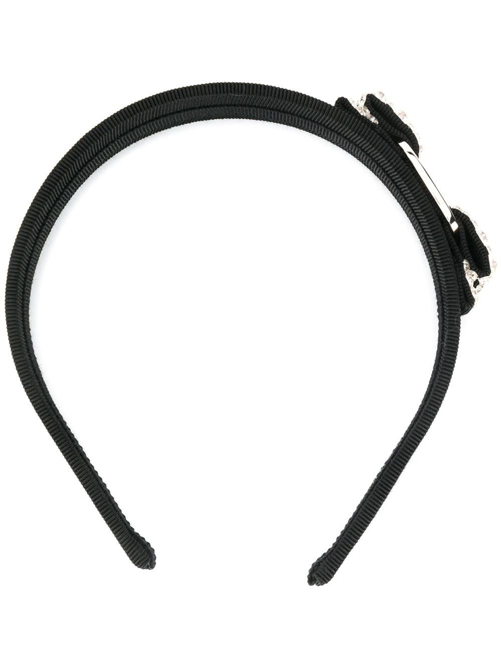 crystal-embellished headband - 1