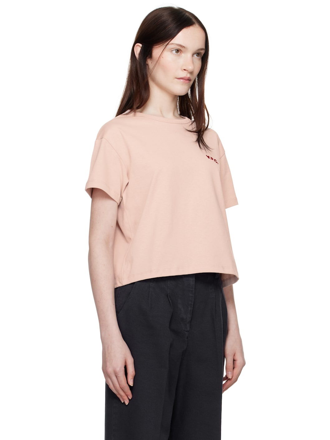 Pink Boxy Petit 'VPC' T-shirt - 2