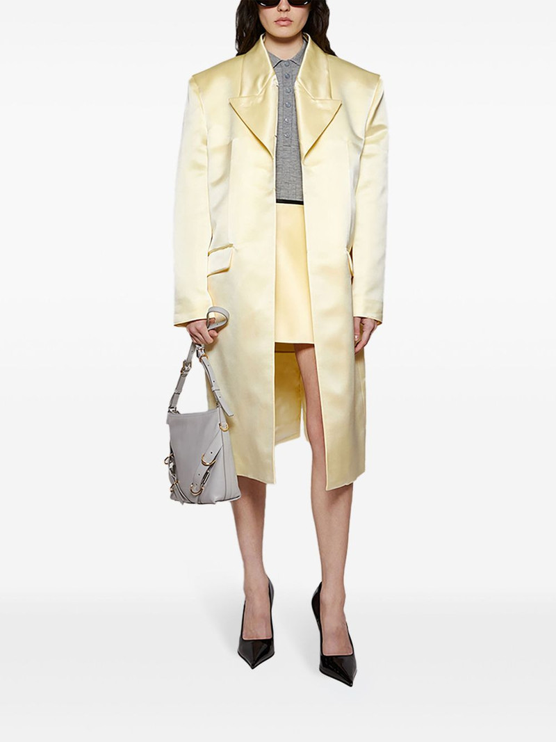 Givenchy silk-satin coat outlook