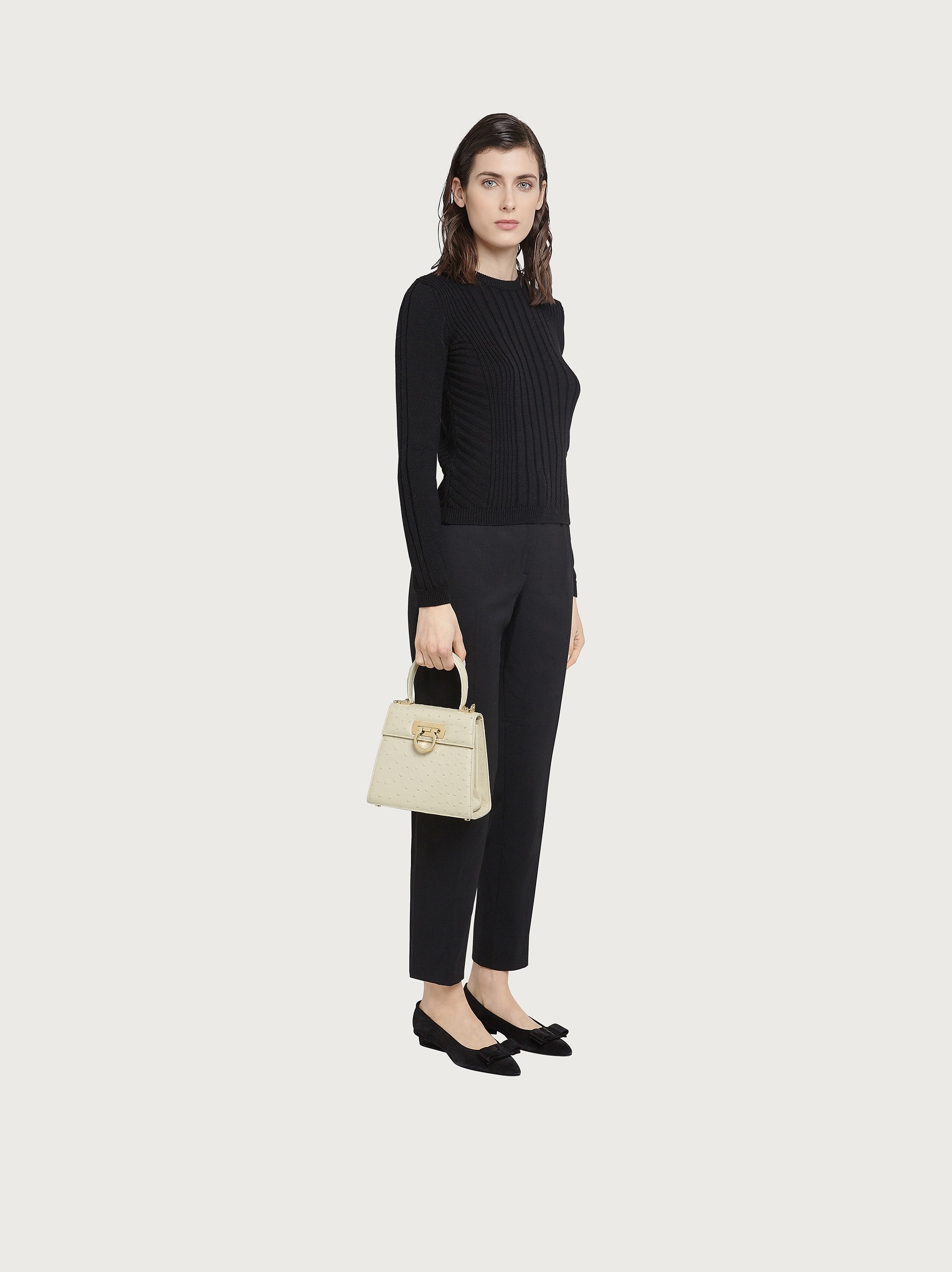 FERRAGAMO Iconic Top Handle (S) | REVERSIBLE