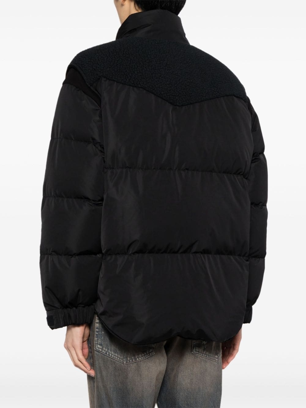 high-neck puffer jacket - 4