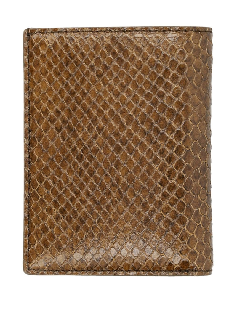 TOM FORD Phyton-print leather wallet outlook