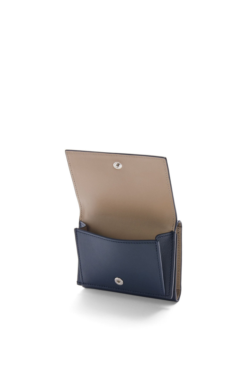 Bunny trifold wallet in nappa calfskin 3