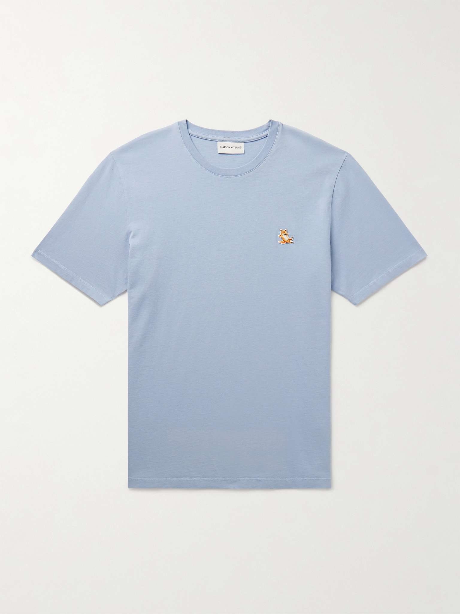 Chillax Fox Logo-Appliquéd Cotton-Jersey T-Shirt - 1