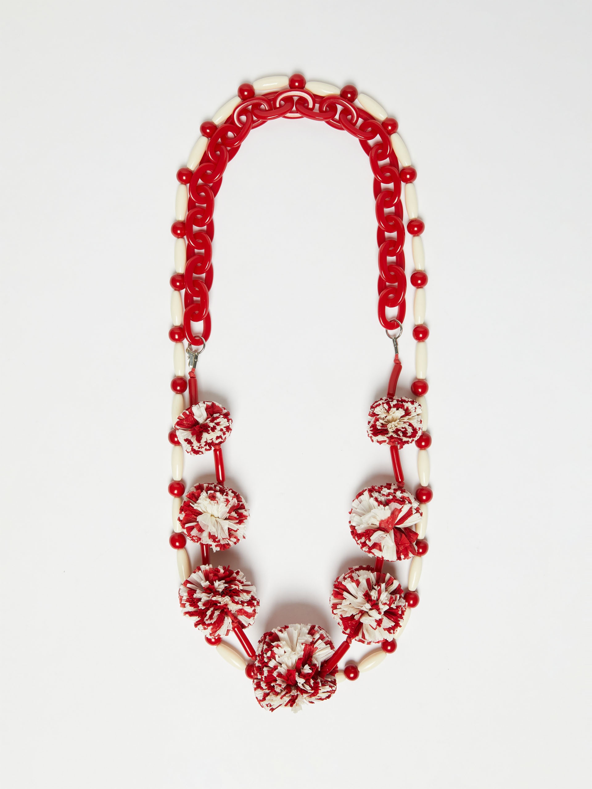 CAMMEO Resin and viscose necklace - 1