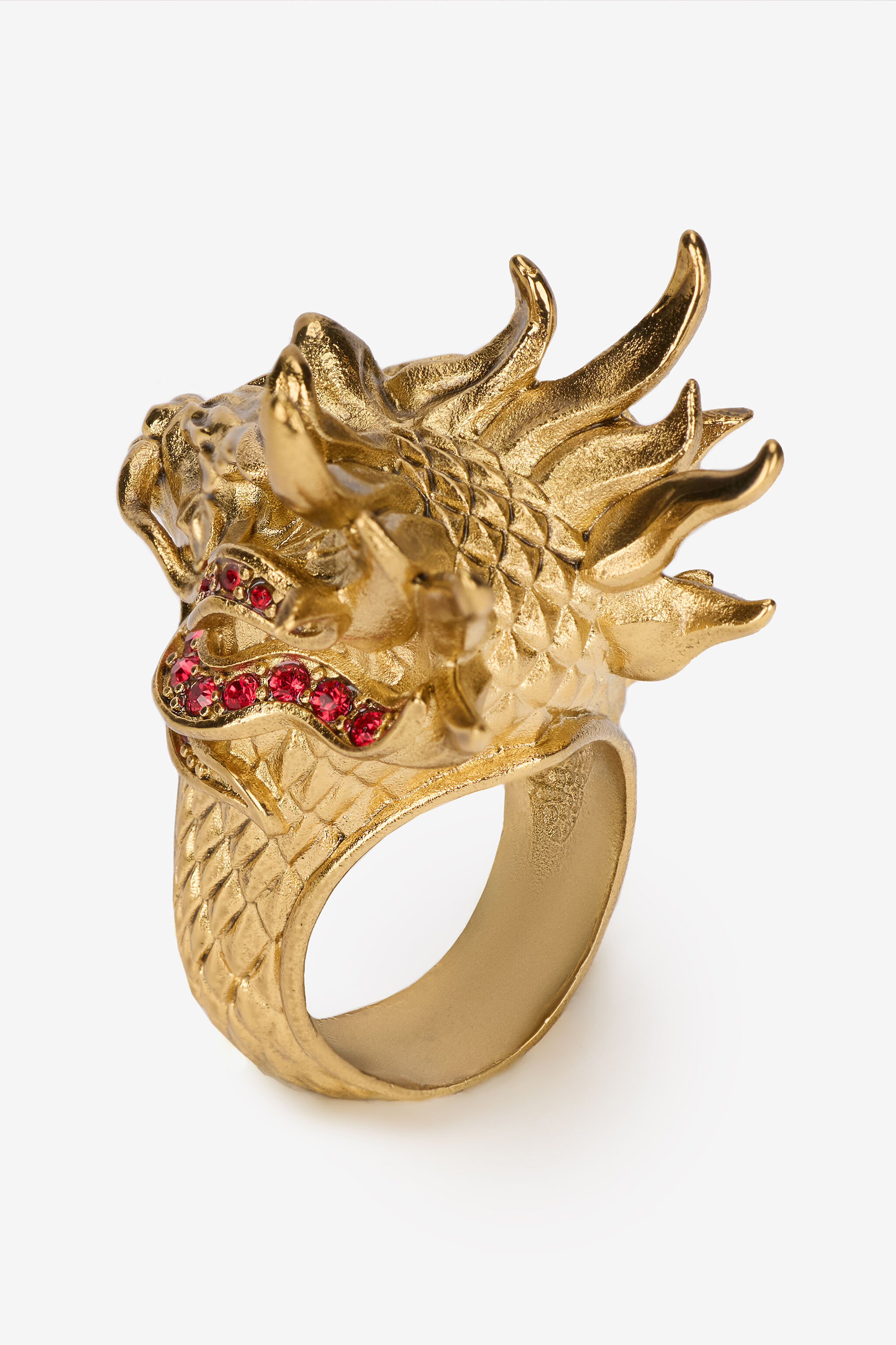 Cocktail Ring With Dragon Head - 3