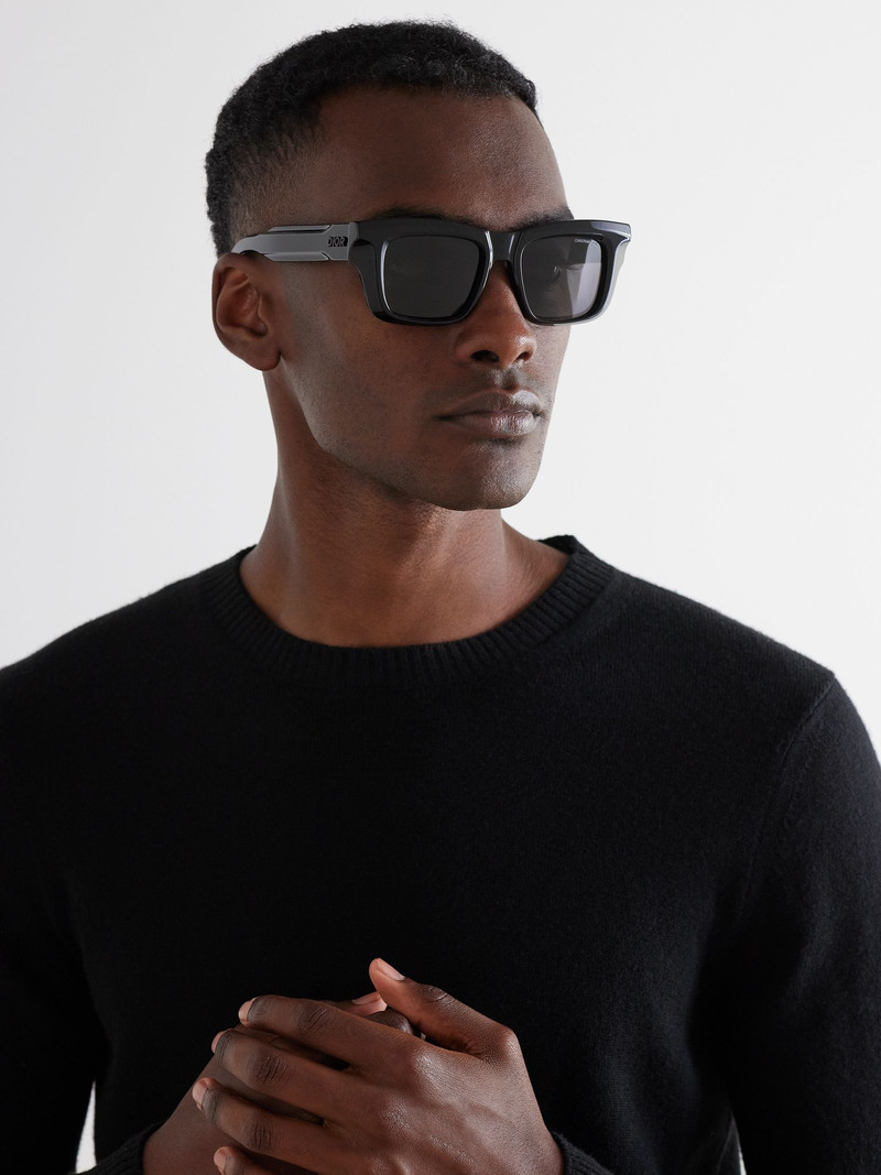 Dior DiorXplorer S2I Rectangle-Frame Acetate Sunglasses Black outlook