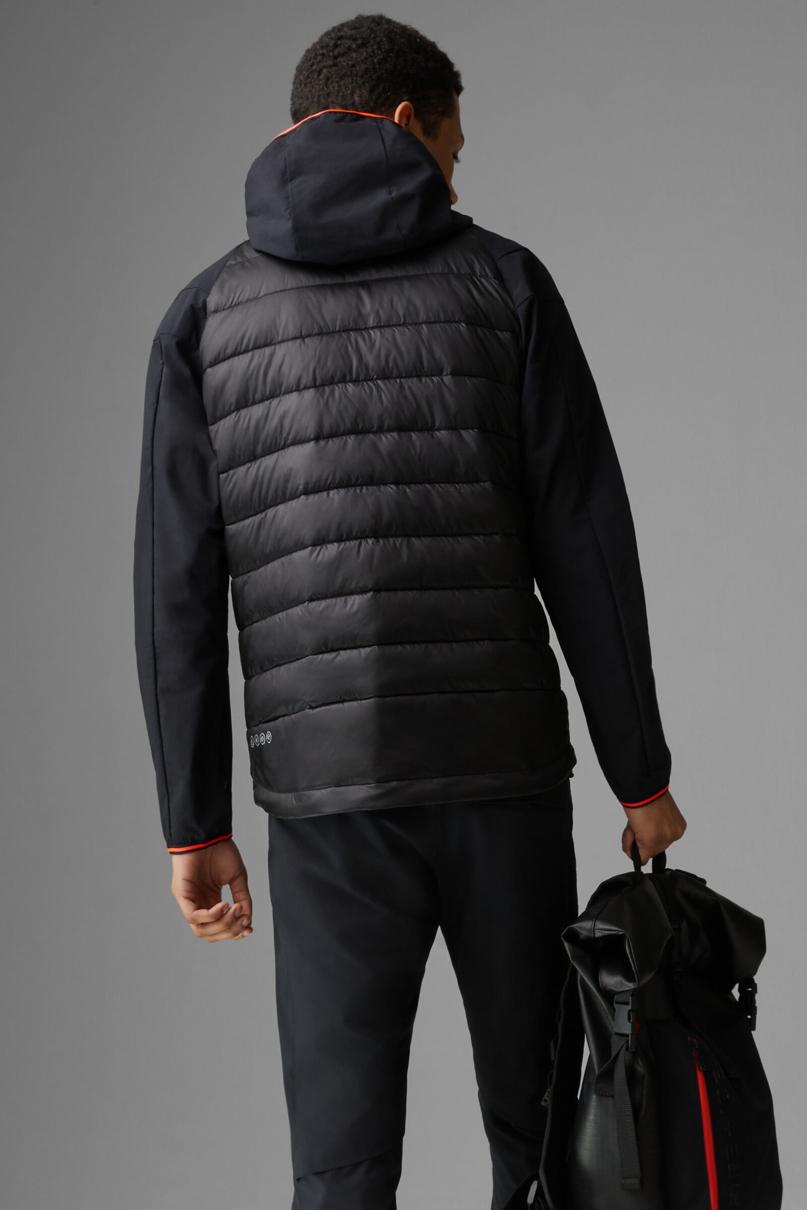Kegan Hybrid jacket in Black - 3