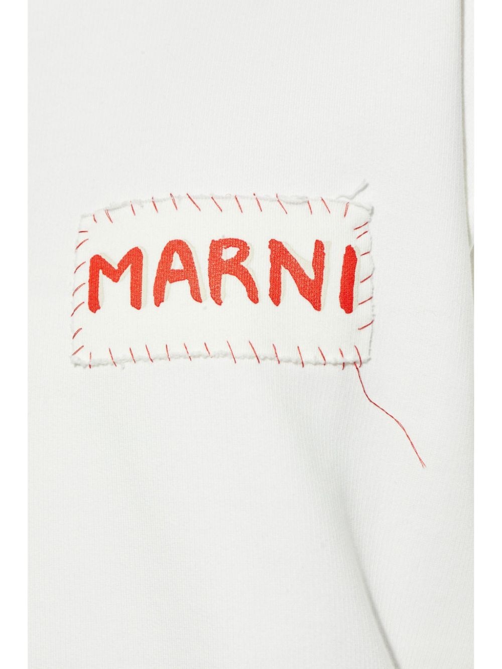 logo-print cotton sweatshirt - 5