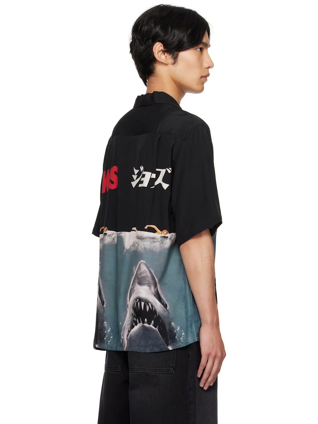 Black 'Jaws' S/S Shirt - 3