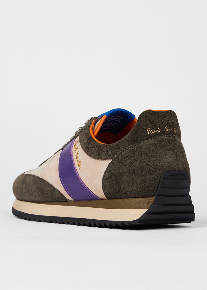 Khaki 'Vignola' Trainers 3