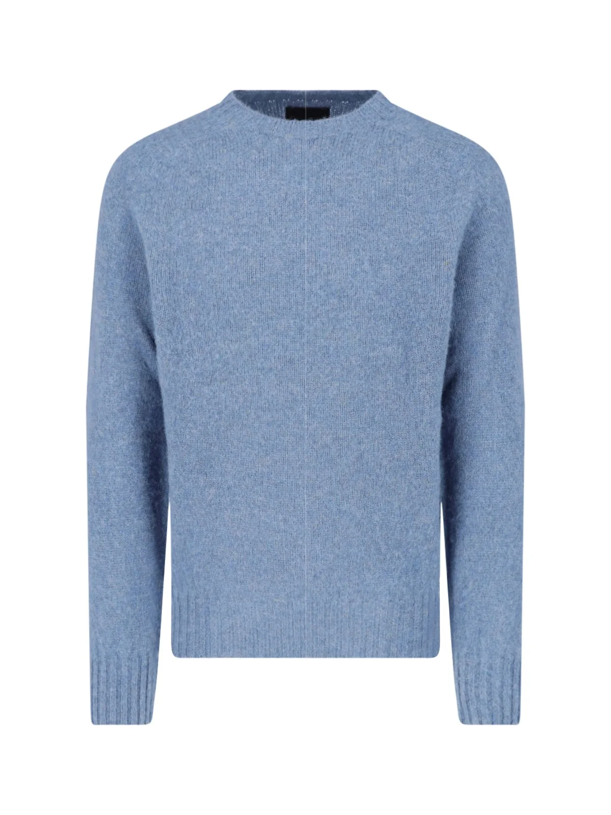 SWEATER “BIRTH OF THE COOL” IN LIGHT BLUE FINE WOOL BY HOWLIN - 1