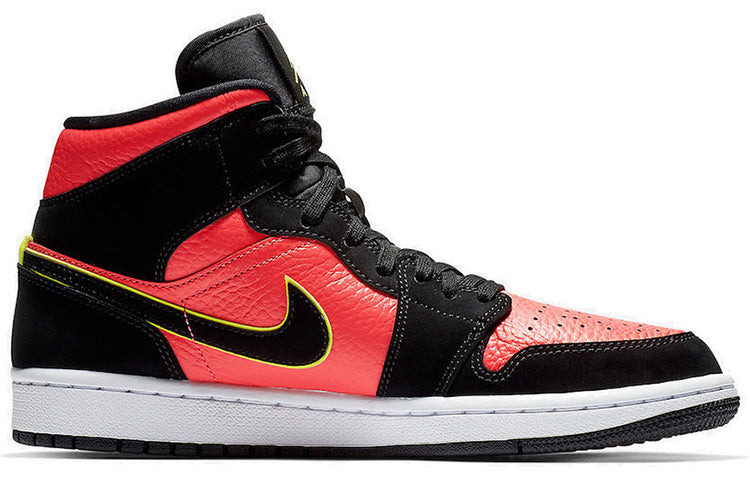 (WMNS) Air Jordan 1 Retro Mid 'Hot Punch Volt' BQ6472-006 - 2