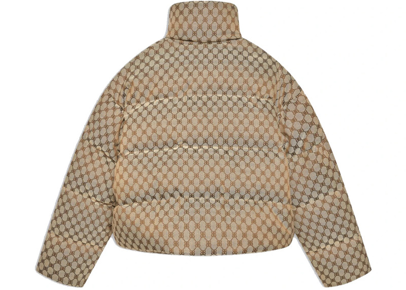 GUCCI Gucci x Balenciaga Womens The Hacker Project Hacker BB Puffer Jacket Beige/Ebony outlook